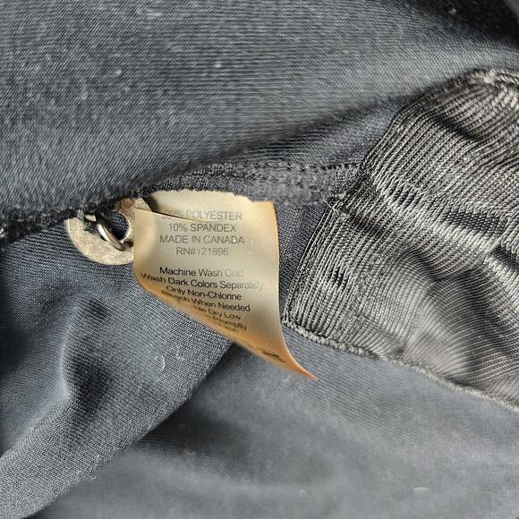 Title Nine Dress Womens Medium Black Long Sleeve Mock Neck Button Cuff Stretch - Picture 5 of 6